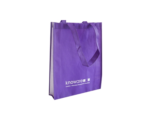 Purple and White 75gsm PPNW Carrybag