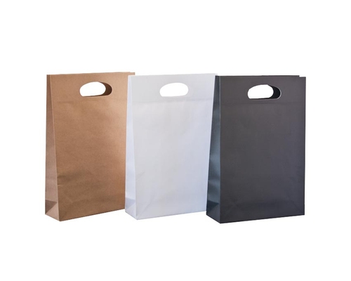 Small Gusseted Paper Bag - All Diecut bags back in stock Mid to end January